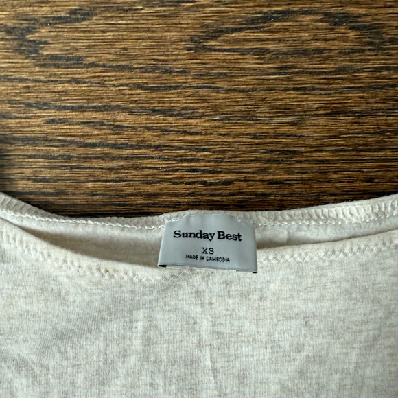 Sunday Best Cream Marle Top - Picture 1 of 2